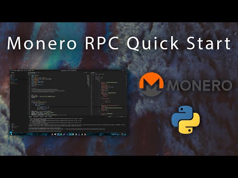Monero Wallet RPC Quickstart (Python)