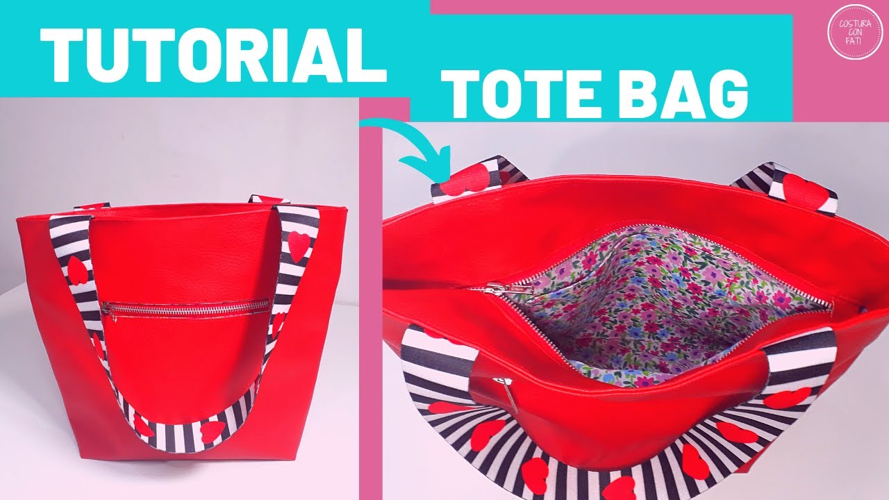 Realiza con nosotros un bolso, fácil con cremallera. Un TOTE BAG todo  terreno. Entremanos es un canal…