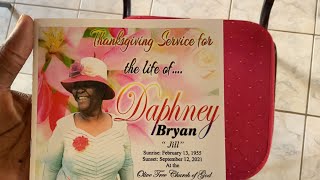 Daphney Bryan “Jill” Funeral Service 🕊