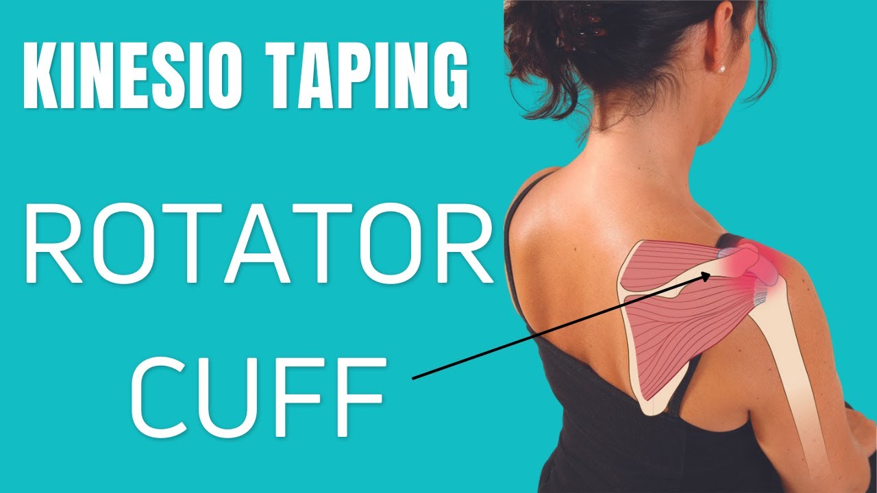 Best way to Apply Kinesiology Tape to the Rotator Cuff Muscles - YouTube