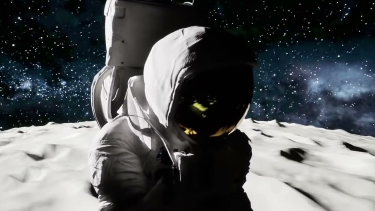 Neil Armstrongs digital Avatar greeting the DLR Synergy Meeting