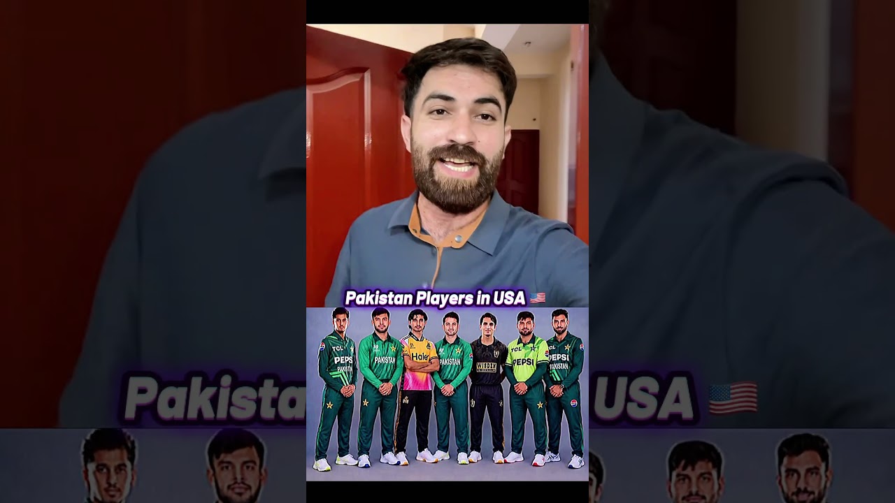 Pakistan cricketers in usa #cricket #pakvsusa