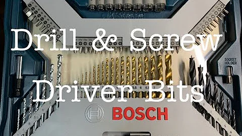 Beginners&#039; Guide to Drill Bits and Driver Bits
