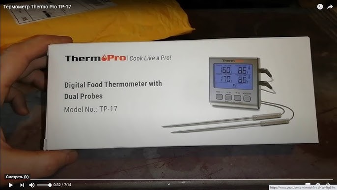 ✓ How To Use Thermo Pro TP-17 Dual Probe Meat Thermometer Review 