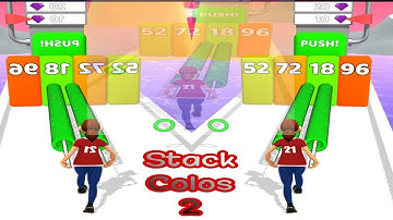 Stack Colors 2 🛒✔️🛒 All Levels Gameplay Android, iOS NEW EPDATE
