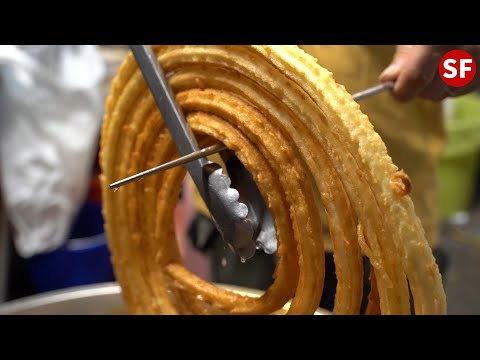 抹茶吉拿棒—台灣夜市小吃 Matcha Churros-Taiwanese Street Food