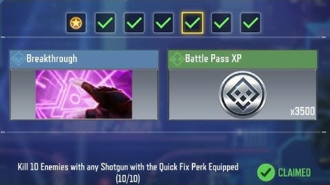 call of duty mobile kill 10 enemies with any shotgun with the Quick fix perk equipped