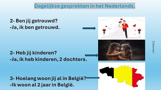 Dagelijkse gesprekken in het NEDERLANDS - niveau A1 - Module 1.1 - DUTCH
