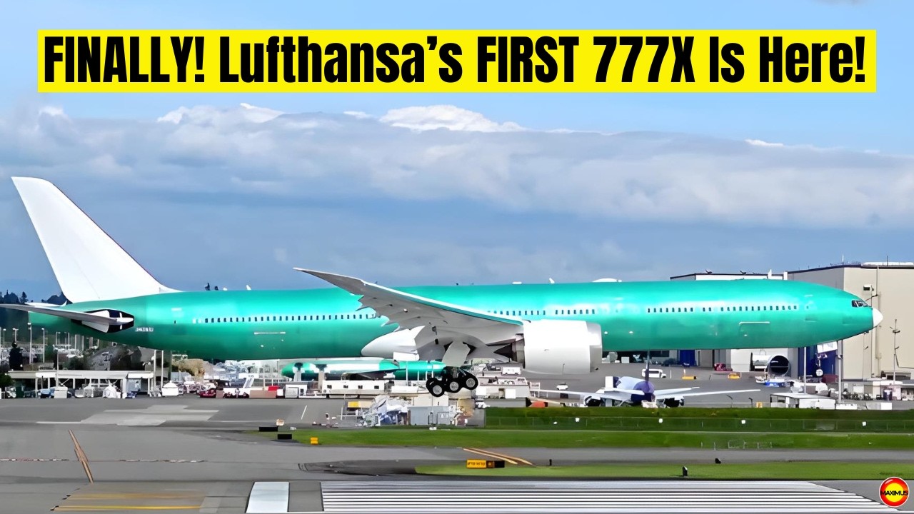The First Production 777-9 for Lufthansa Took Its Maiden Flight