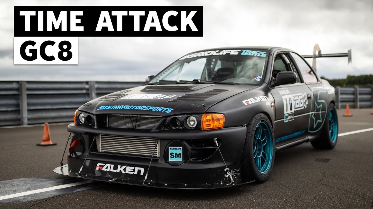 The Loudest Subaru at Gridlife: 600hp+ STI Swapped GC8 Time Attack