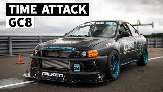 The Loudest Subaru at Gridlife: 600hp+ STI Swapped GC8 Time Attack Car