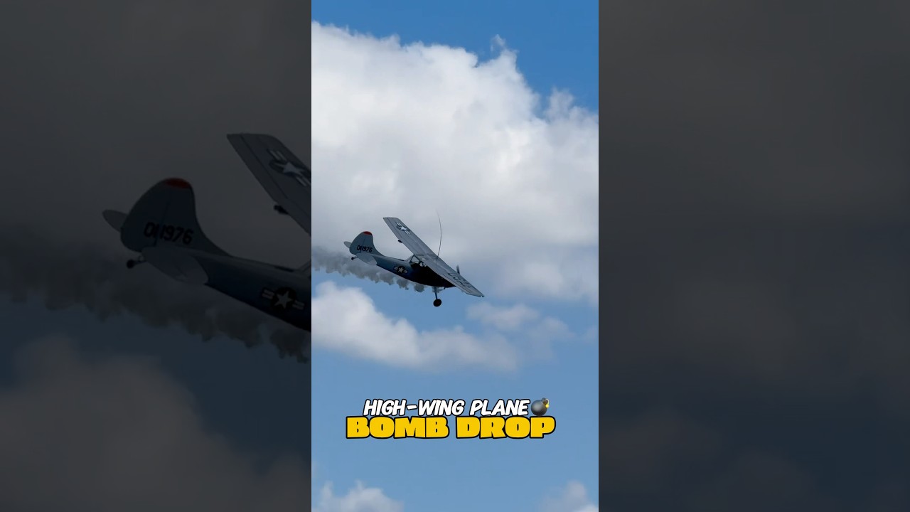 A massive RC Airplane dropping 💣’s