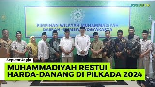 MUHAMMADIYAH RESTUI HARDA-DANANG DI PILKADA SLEMAN 2024.