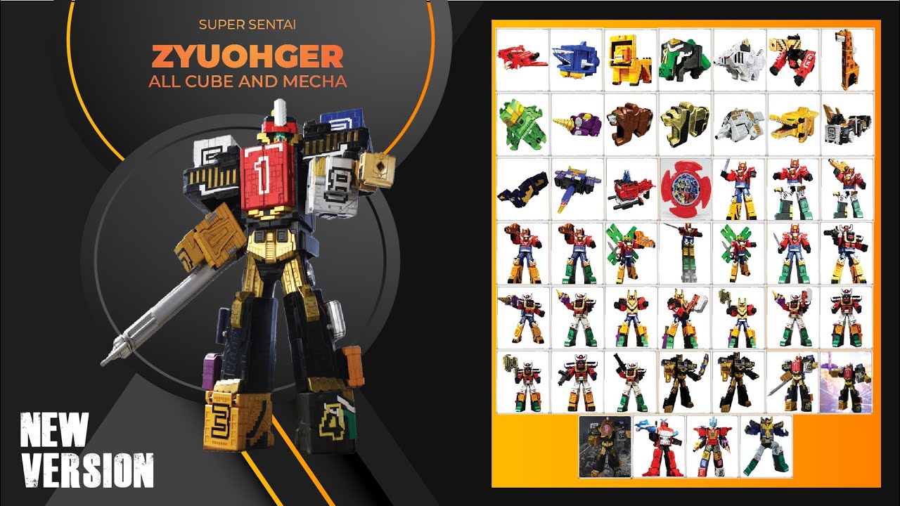 Zyuohger All Cube and Mecha