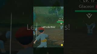 Glaceon Trainer Battle - Pokemon Arceus