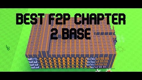 Best F2P build ur base Roblox chapter 2 base