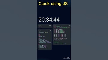 Use this simple code to make a clock using JAVASCRIPT!!