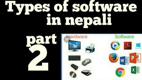 Types of software in nepali || part 2 || sab computer