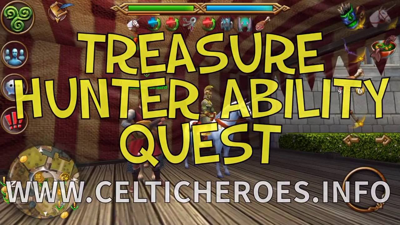 Treasure Hunter Ability Quest Celtic Heroes Fishing Beta Youtube - videos matching how to get celtic necklace quest roblox