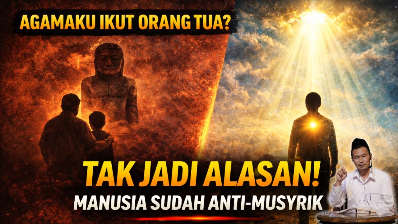 Ikut Agama Orang Tua Tak Jadi Alasan! Manusia Diciptakan Anti-Musyrik Sejak Awal | Gus Baha