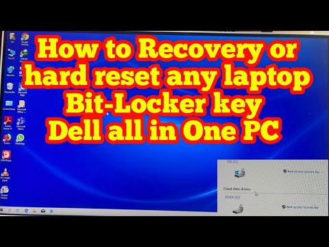 bitlocker recovery key dell