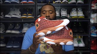 FIRST LOOK: THESE ARE NICE! Sleeper BUT 10 Years Too Late! Air Jordan 13 Dune Red Sneaker Review!