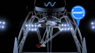 Omron Sysmac and Delta robot playing ping pong