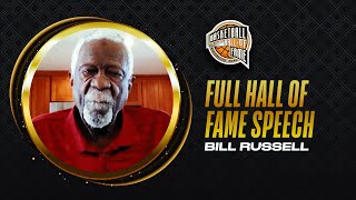 Bill Russell Hall of Fame Enshrinement Speech