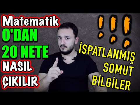 Matematik 0'dan 20 NETE NASIL ÇIKILIR❓Fen Lisesi İçin Nasıl FULL YAPILIR❗️LGS