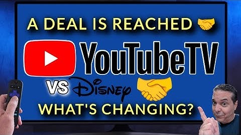 WOW! Finally Disney & YouTube TV AGREE🤝