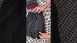 HOW TO FOLD lululemon workout shorts