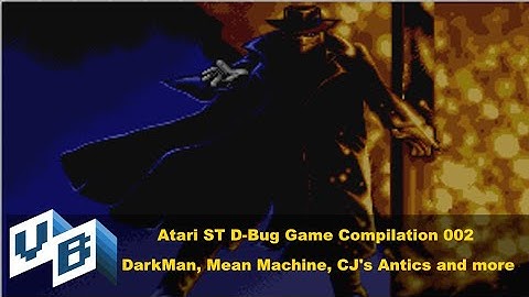 Atari ST D-Bug Game Compilation Disk 002: Dark Man, Mean Machine + More