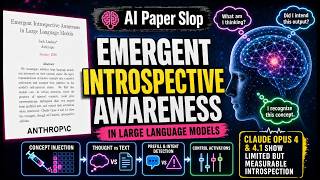 Emergent Introspective Awareness in Large Language Models (Jan 2026)