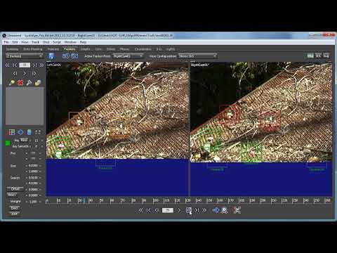 Stereo Tracking with Multiple Camera Views in SynthEyes