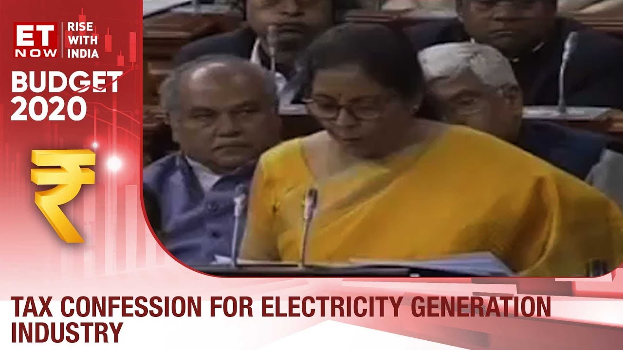 Budget 2020: Tax concession for electricity generation industry