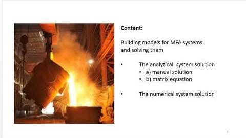 IEooc Methods2 Lecture1: System models for material flow analysis and their solution