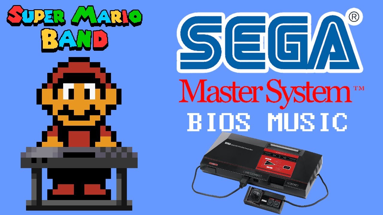 [Super Mario Band ] SEGA MASTER SYSTEM Bios v2.1 feat. Space Harrier ...