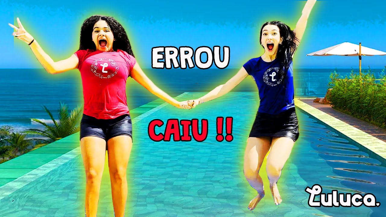 DESAFIO DA PISCINA ! *QUEM CAIR MAIS PERDE