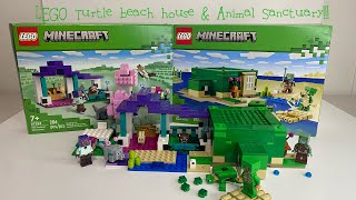 LEGO Turtle Beach house & Animal Sanctuary Review ( 21253 & 21254)