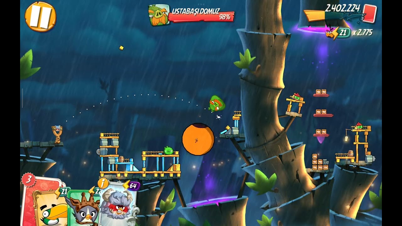 Angry Birds 2 Eggchanted Woods Boss 2 (Level 43)