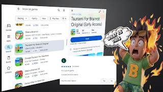 Trying brainrot games from playstore