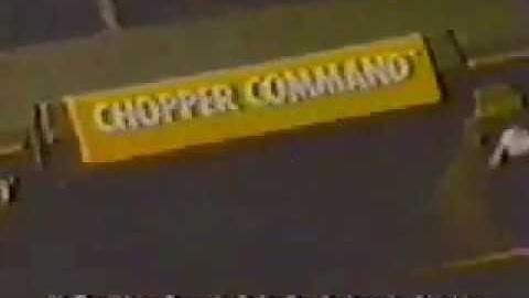 Atari 2600   Activision Chopper Command Commercial