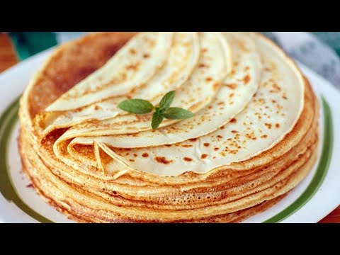 Тонкие блинчики на молоке! Идеальные для любой начинки /Crepes