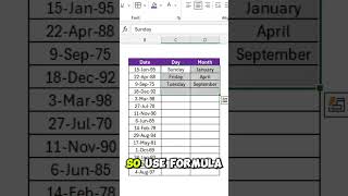 Find Day & Month From Date in Excel 📅 | Extract Date Details Instantly!