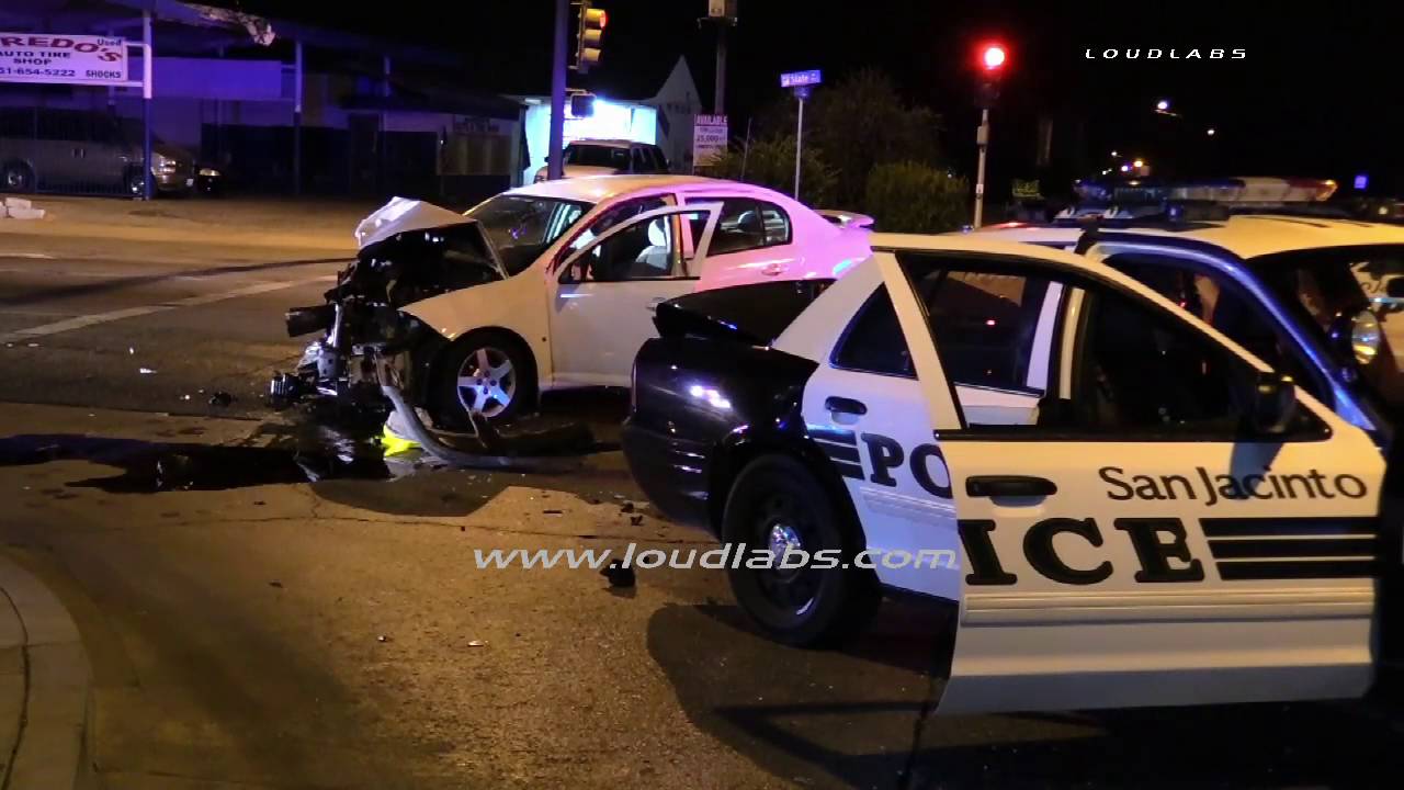 Deputy Involved Crash / San Jacinto RAW FOOTAGE YouTube