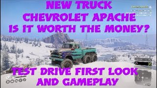SnowRunner Chevrolet Apache New Truck Test Drive And Gameplay
