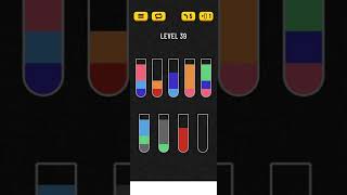 water sort gameplay level 39 - water sort: element monster - relax gameplay #32