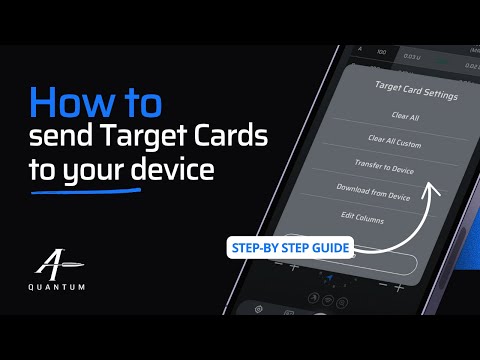 How to send Target Cards to your device in AB Quantum™