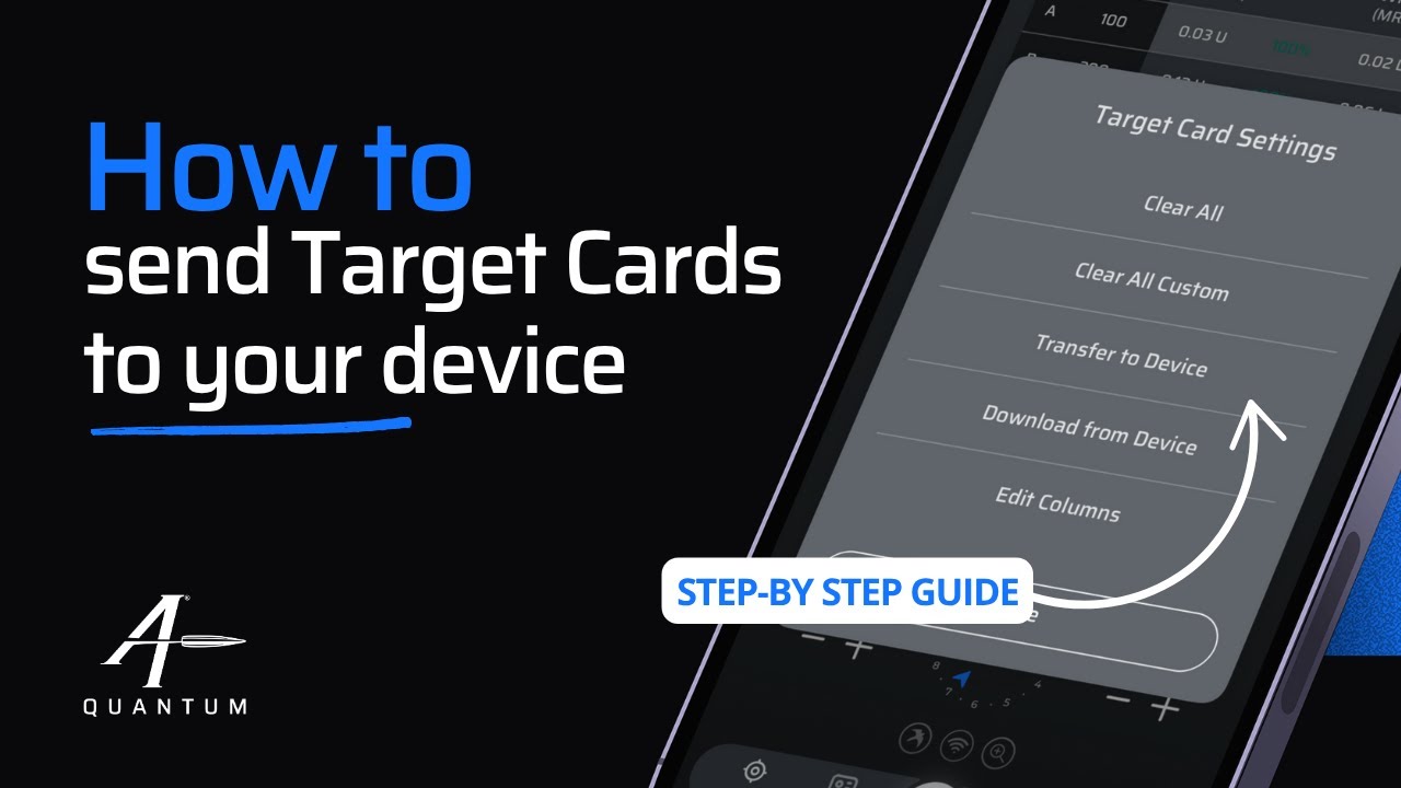 How to send Target Cards to your device in AB Quantum™