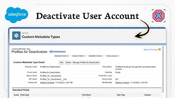 Een gebruiker deactiveren in Salesforce (toegangscontrole)